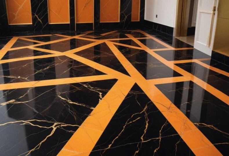 Onyx marble flooring