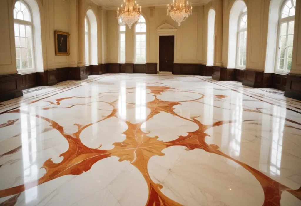 Sealing marble floors