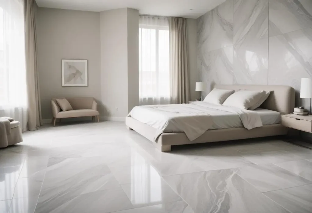 Tumbled finish marble